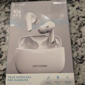 NIB Art+Sound True wireless pro earbuds